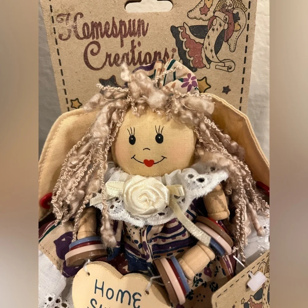 BRAND NEW Homespun Creations “Home Sweet Home” Collectible Doll